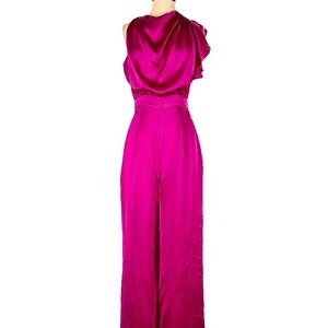 INC hot pink satin jumper/jumpsuit